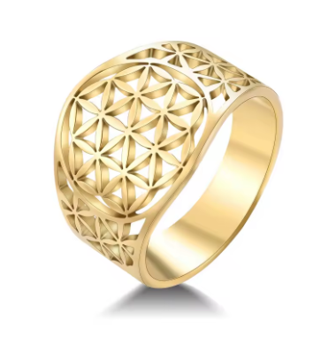 Flower of Life Ring | "I AM WHOLE"