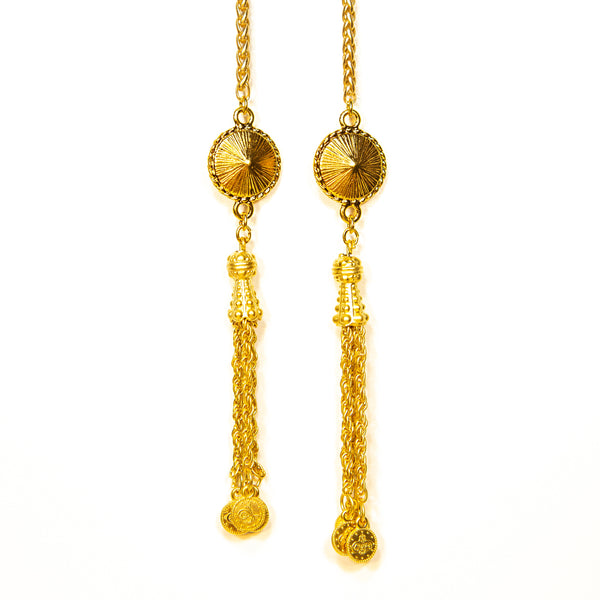 "I AM EXTRAORDINARY" Multi-Purple Swarovski Gold Facechain