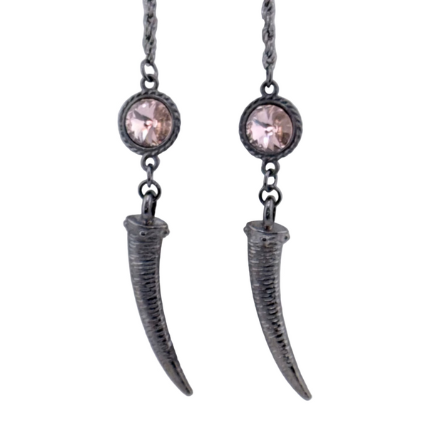 "I AM EXTRAORDINARY" Gold Swarovski Gunmetal Facechain