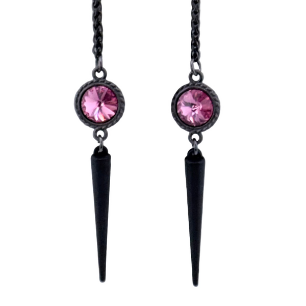 "I AM EXTRAORDINARY" Rose Swarovski Black Facechain (Copy)