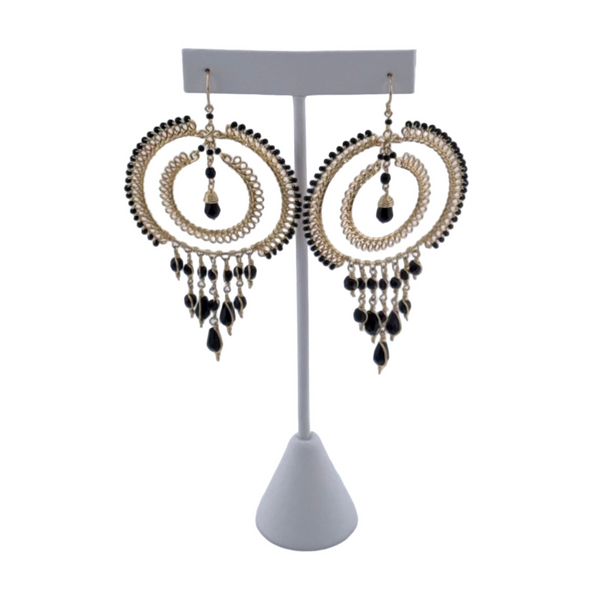 "I AM VIBRANT" Beaded Earrings