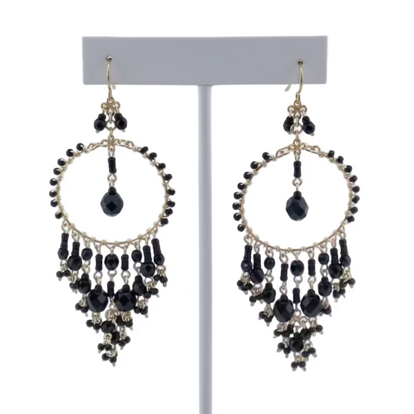 "I AM VIBRANT" Beaded Earrings