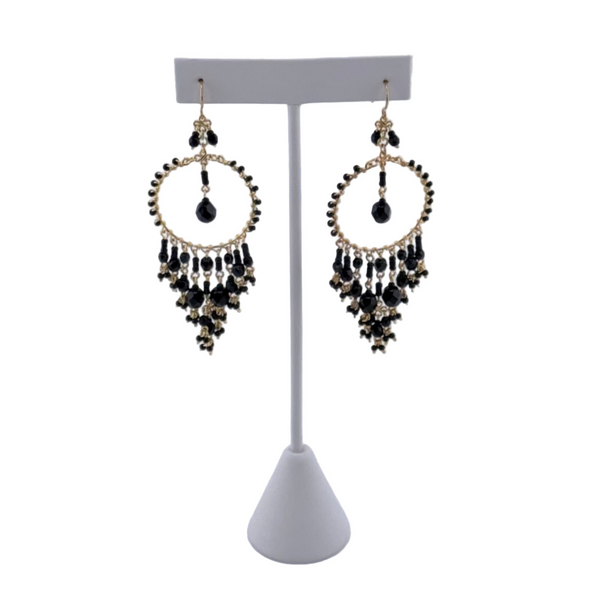 "I AM VIBRANT" Beaded Earrings