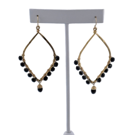 "I AM VIBRANT" Beaded Earrings