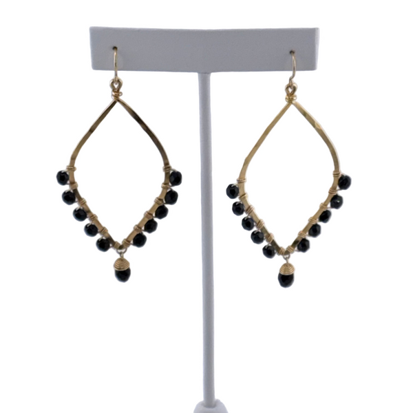 "I AM VIBRANT" Beaded Earrings