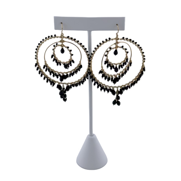 "I AM VIBRANT" Beaded Earrings