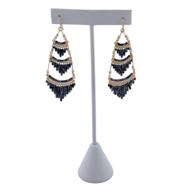 "I AM VIBRANT" Beaded Earrings