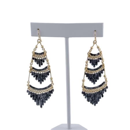 "I AM VIBRANT" Beaded Earrings