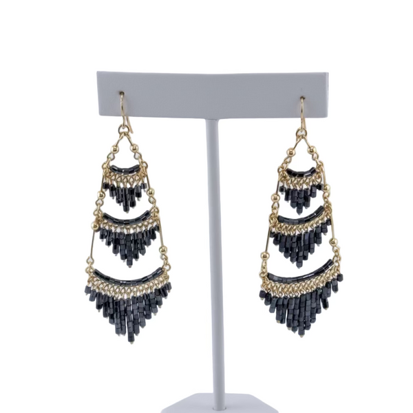 "I AM VIBRANT" Beaded Earrings