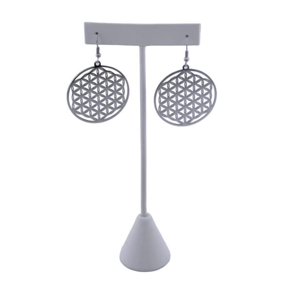 "I AM WHOLE" Flower of Life Earrings