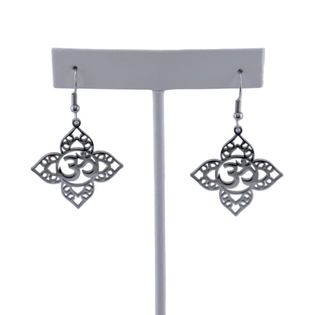 "I AM ALIGNED" Om Earrings