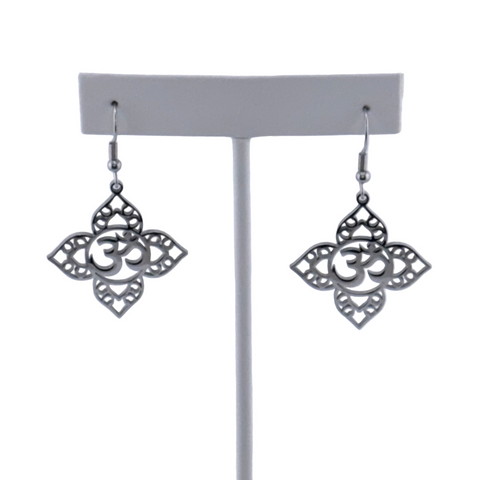 "I AM ALIGNED" Om Earrings