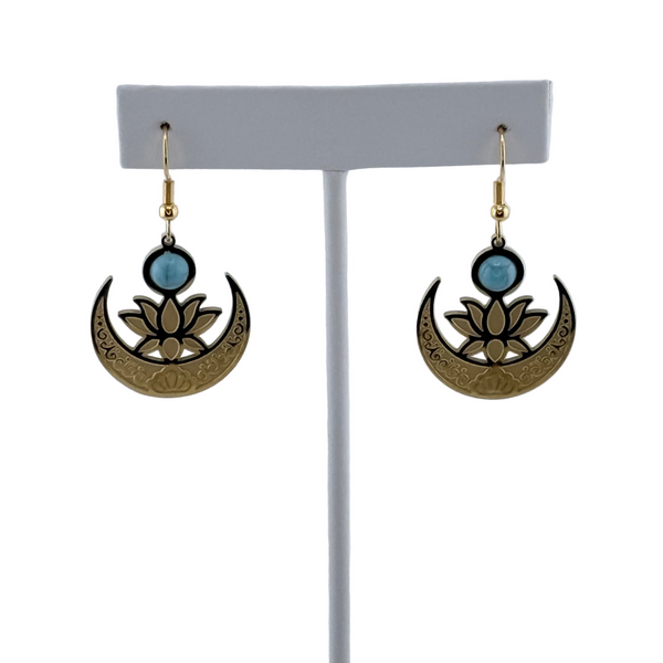 "I AM BLOOMING" Lotus Earrings