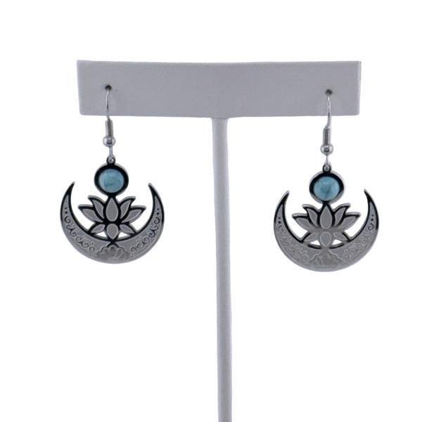 "I AM BLOOMING" Lotus Earrings