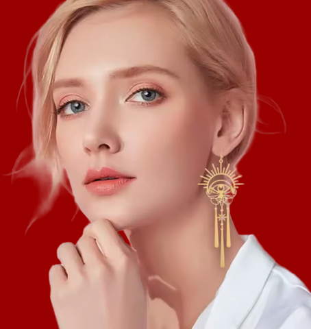 "I AM THE LIGHT" Sun Rays Earrings