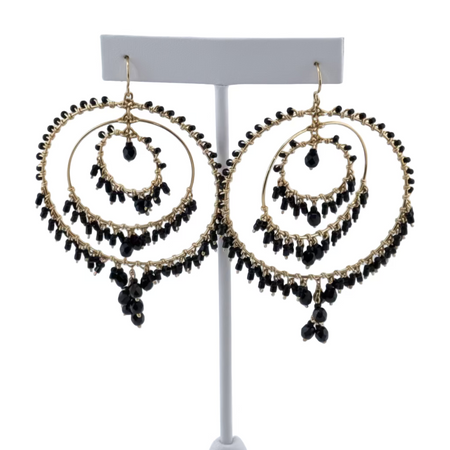 "I AM VIBRANT" Beaded Earrings