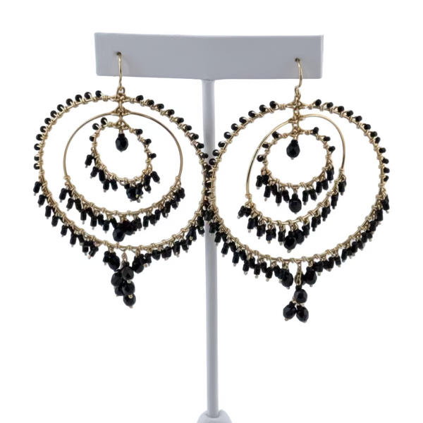 "I AM VIBRANT" Beaded Earrings