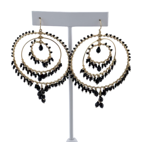 "I AM VIBRANT" Beaded Earrings