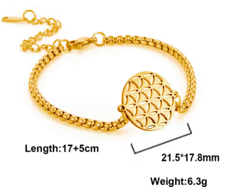 Flower of Life Bracelet | "I AM WHOLE"