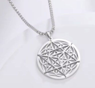 Flower of Life & Merkaba Necklace | "I AM ACTIVATED"