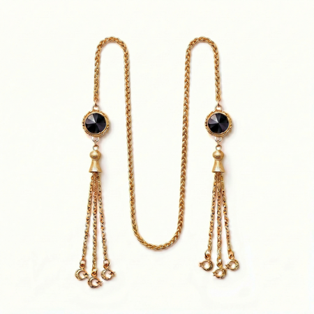 The Siren FaceChain - Black