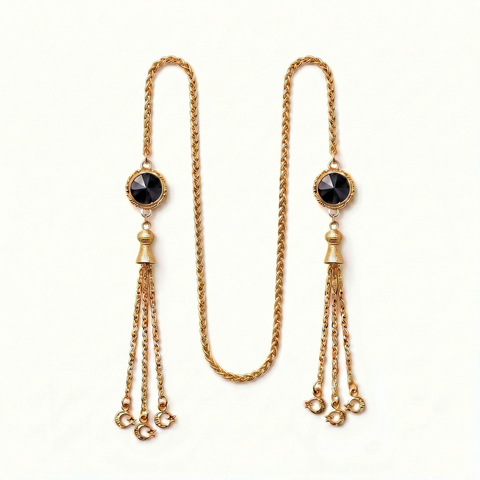 The Siren FaceChain - Black