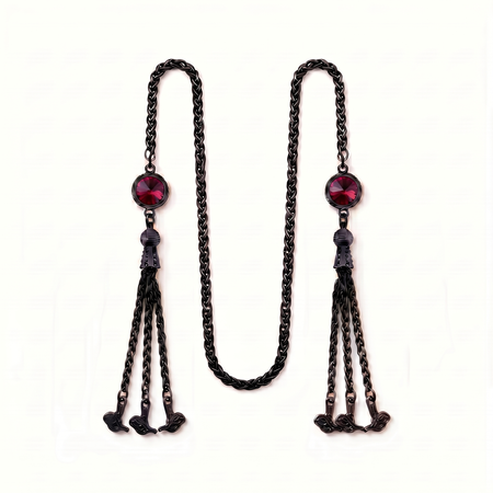 The Siren FaceChain - Royal Red