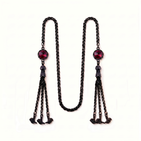 The Siren FaceChain - Royal Red