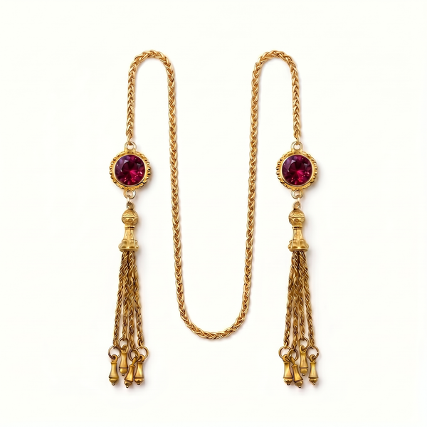 The Siren FaceChain - Royal Red